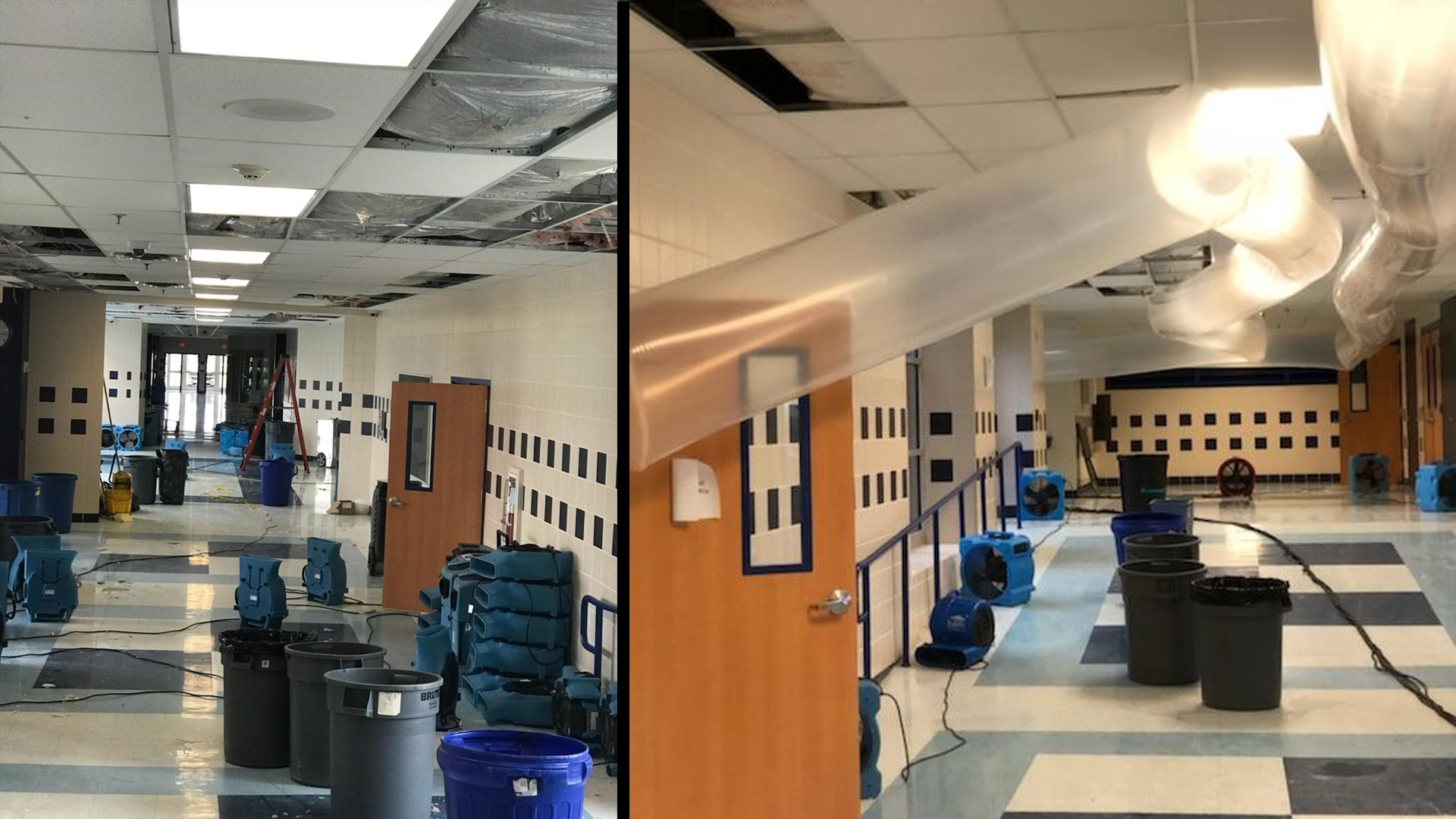 Decatur High School Flooded After Major Storms Hit North TX