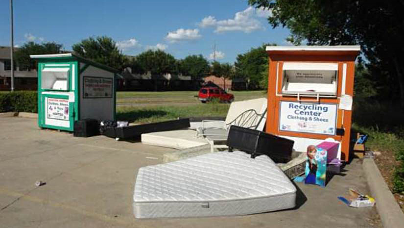 Arlington Cracks Down on Neglected Donation Bins