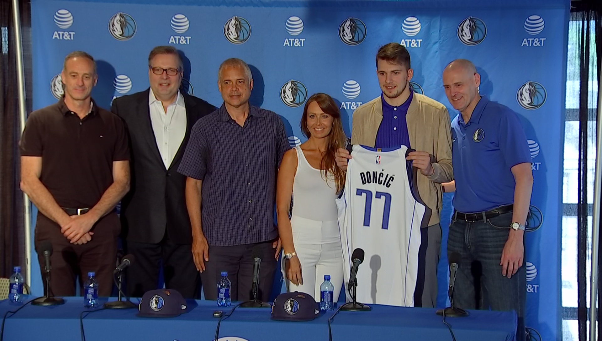 Dallas Mavericks Introduce First Round Draft Pick Luka Donci
