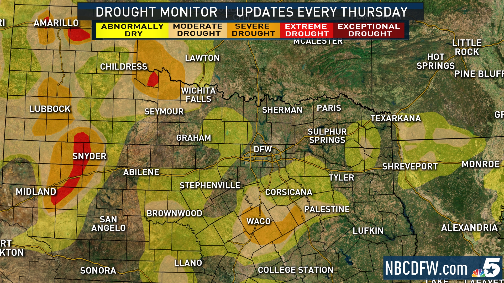 Drought Conditions Significantly Improve for North Texas