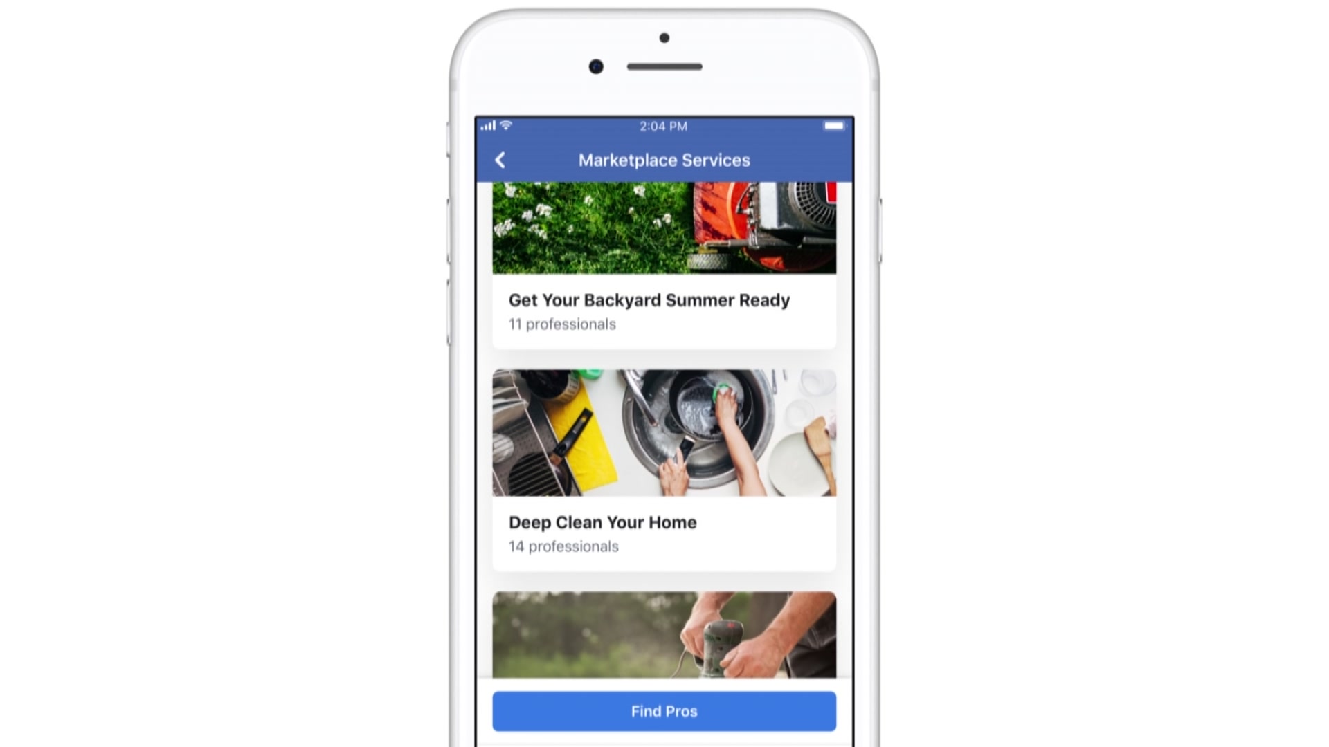 Facebook Marketplace Adds Home Plumbing, Cleaning