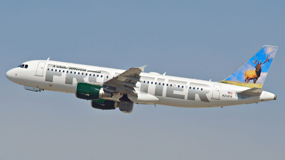 Frontier Airlines Flight Diverted to D/FW Airport