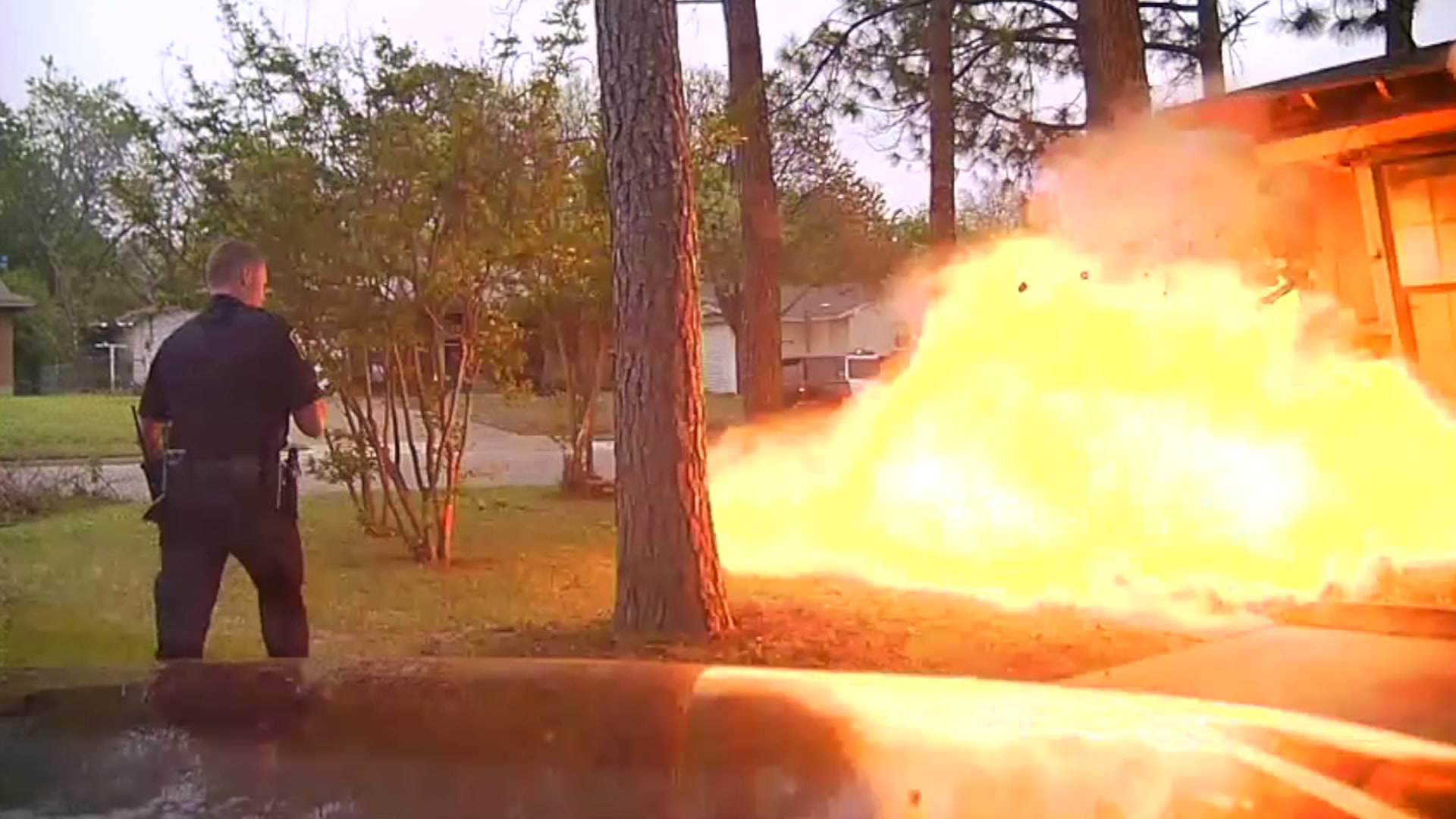 New Dashcam Video Shows Hurst House Explosion