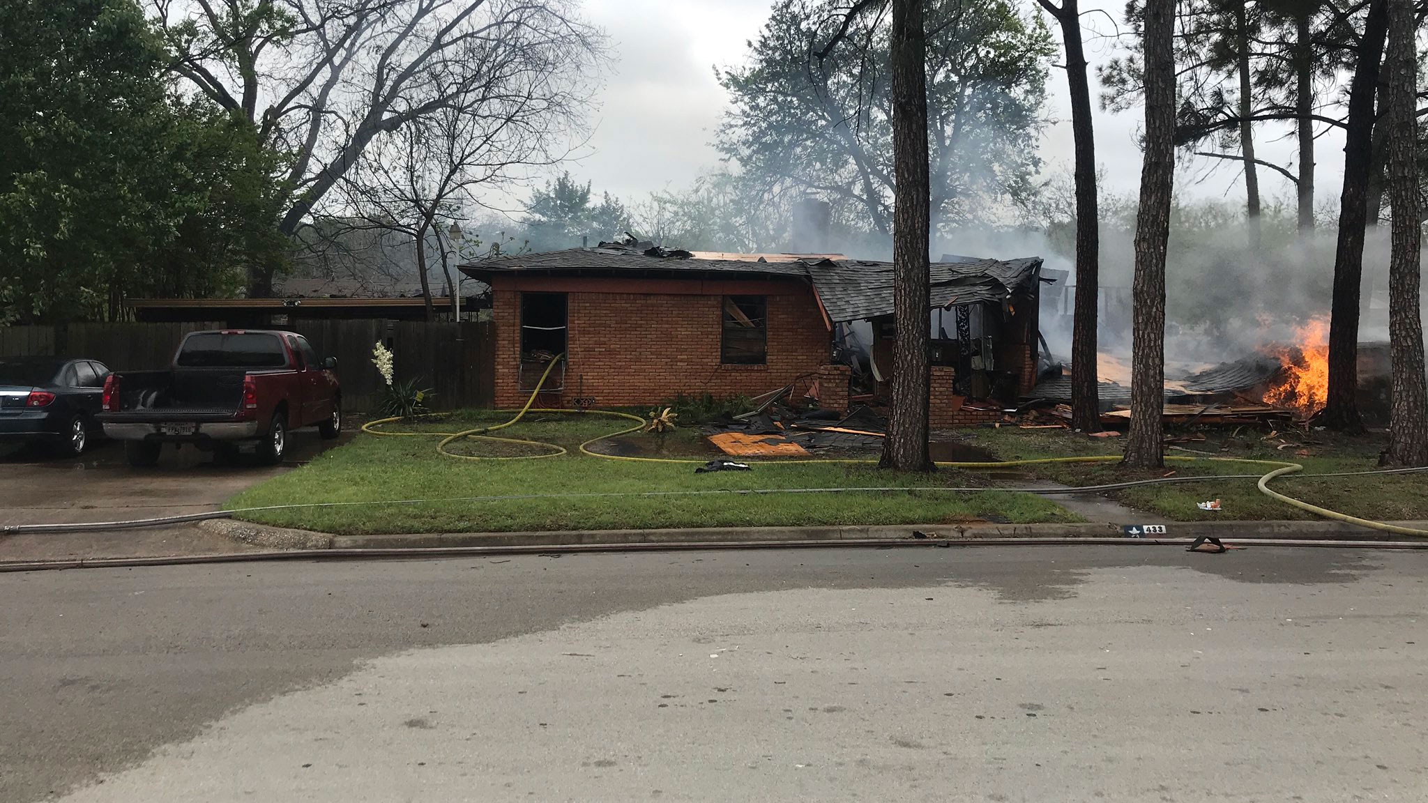 WATCH: Explosion, Fire at Home in Hurst