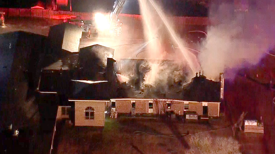 Irving Church Heavily Damaged in Morning Fire