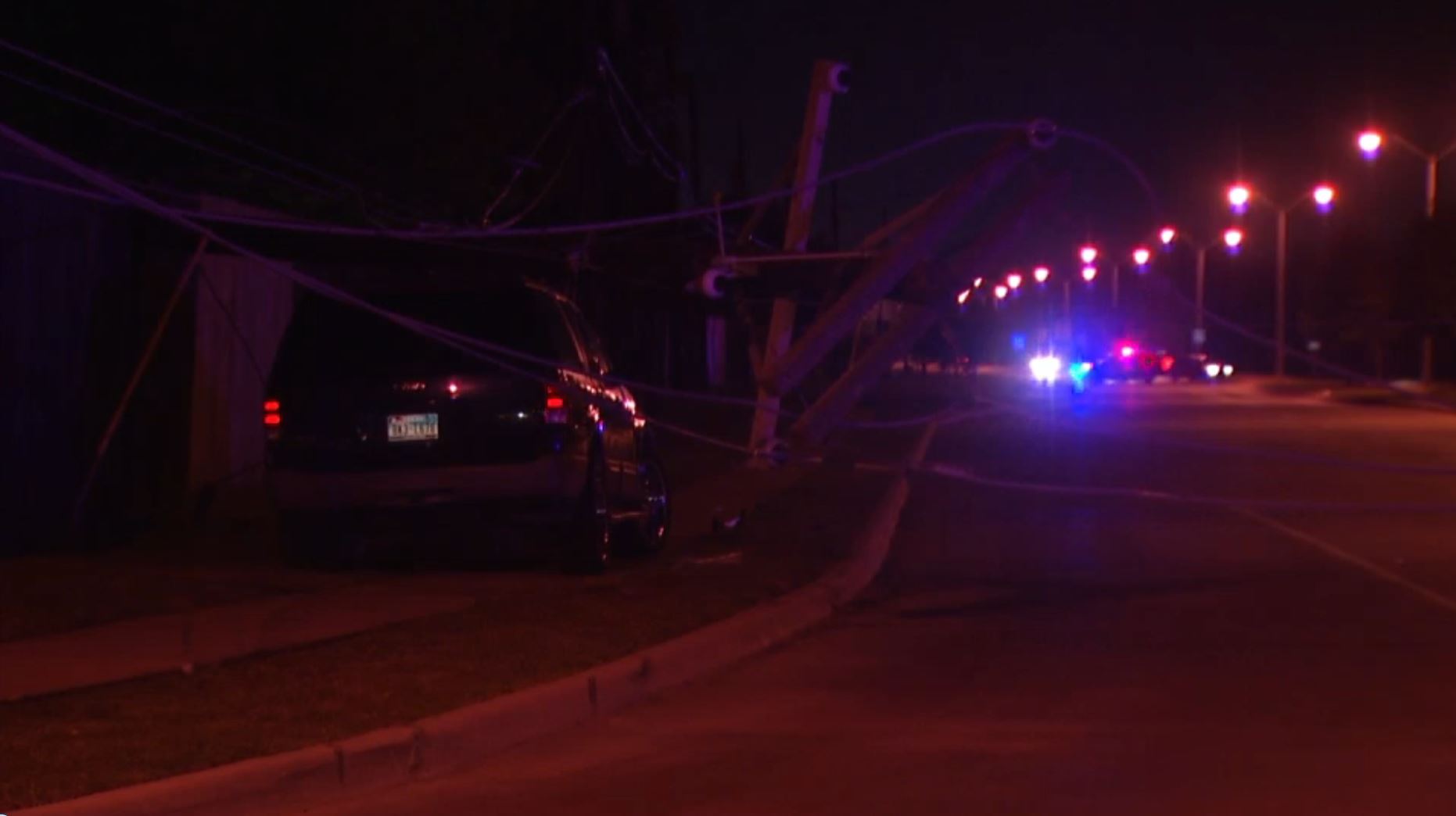 Suspect Crashes Into Utility Pole, Knocks Out Power: Police