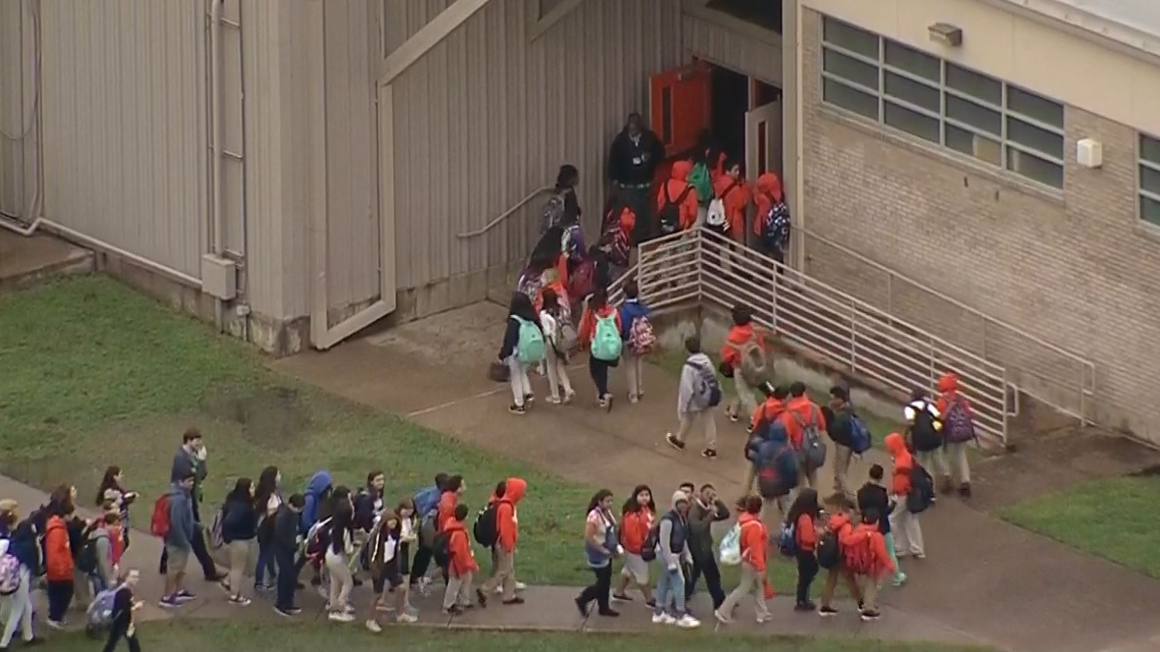 Irving Middle School Evacuated Over Gas Smell