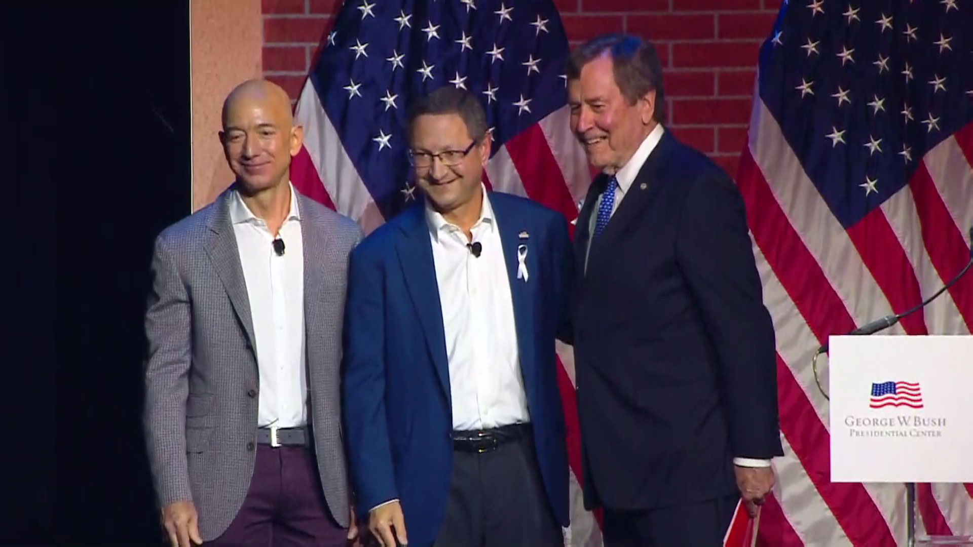 Amazon's Bezos Closes Bush Center's Leadership Forum