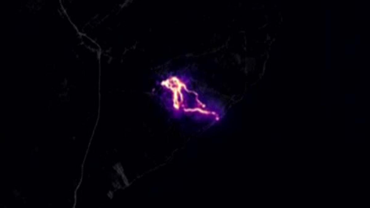 Astronauts Spot Kilauea Lava Flow From Space