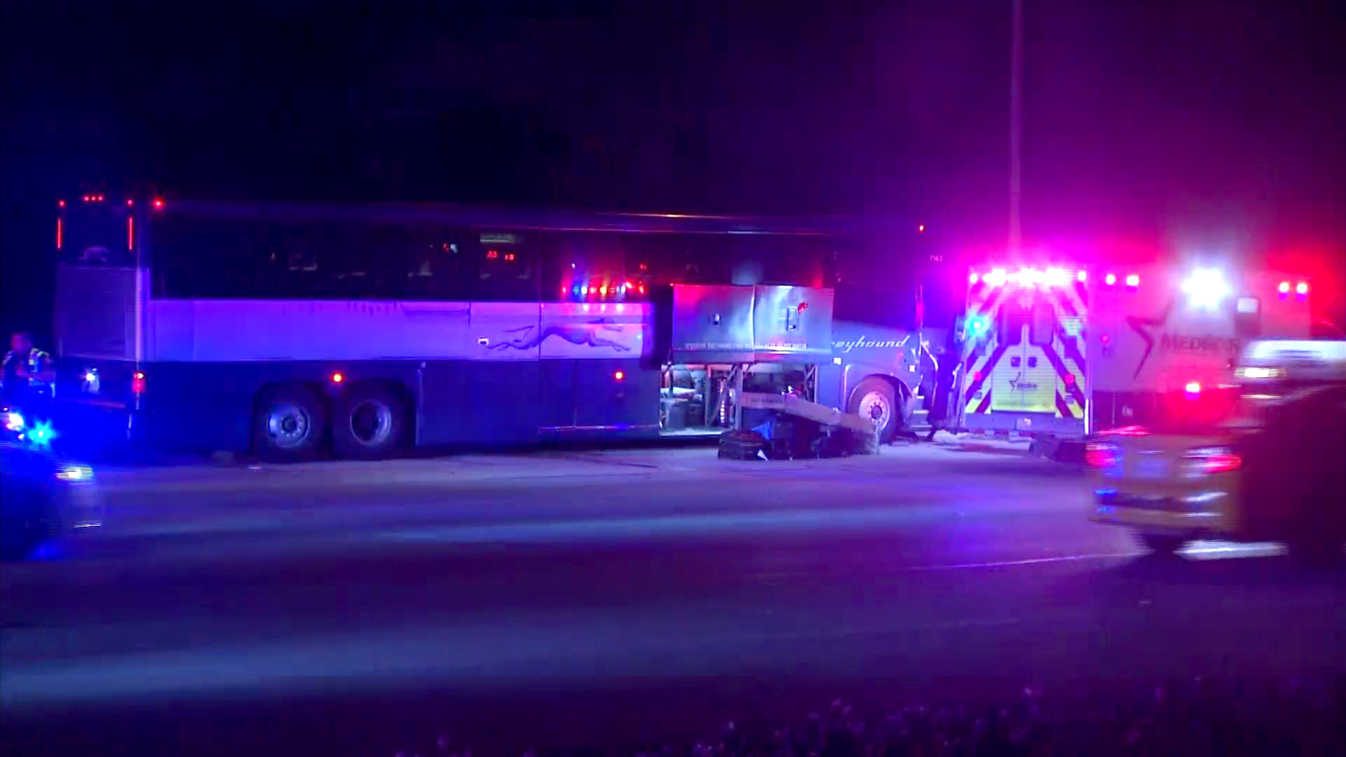 Greyhound Bus Crash Sends 8 to Hospitals in Fort Worth