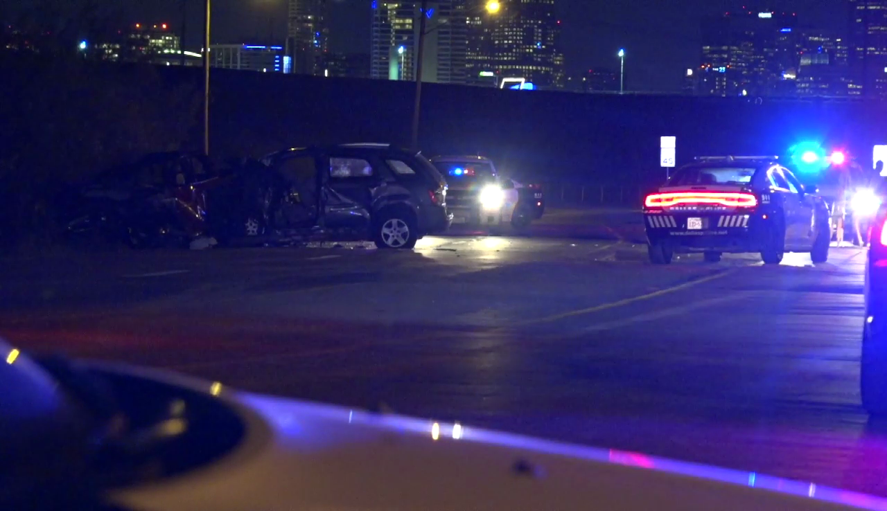 2 Killed, 2 Hurt After Fiery Crash in West Dallas