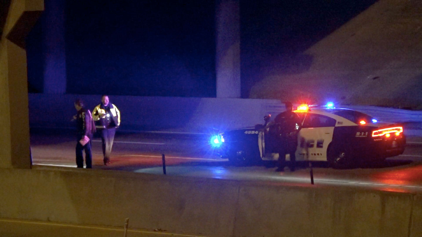 W/B LBJ Closes in Dallas After Pedestrian Hit & Run