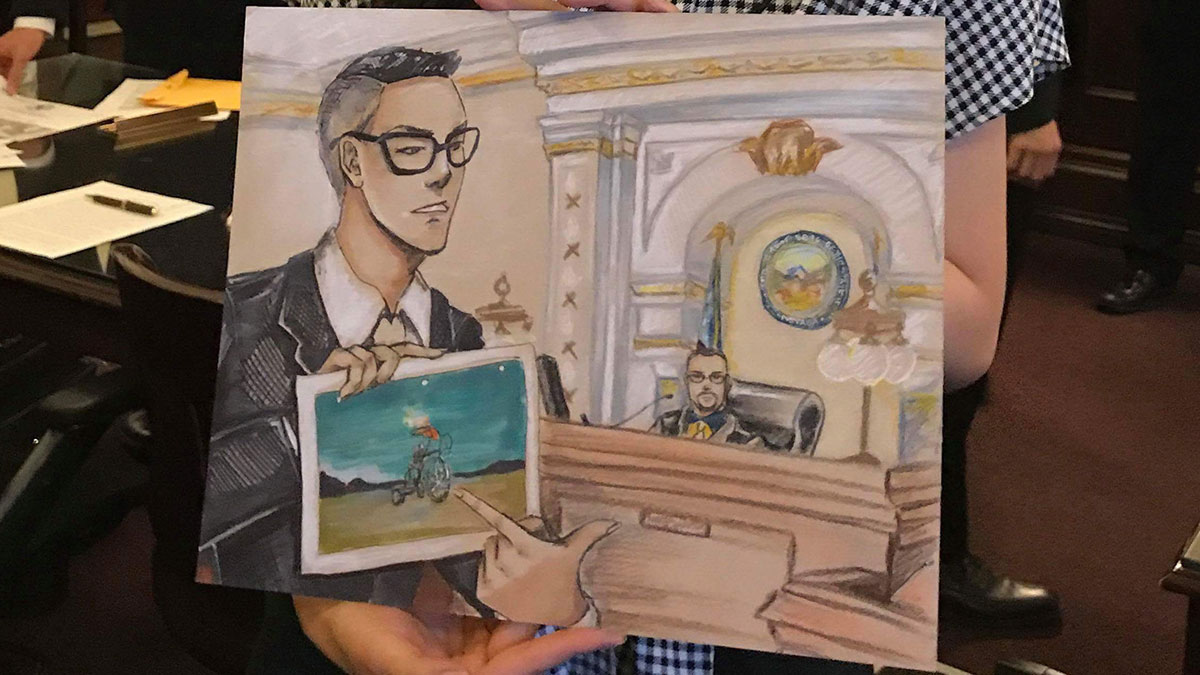 Wylie Teen Takes National Title in Courtroom Sketching