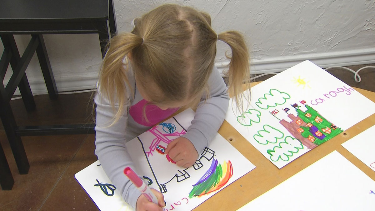Local Five-Year-Old Raises Thousands for Charity with Art