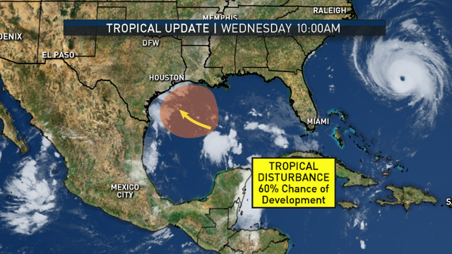 Tropical Depression Potential to Impact Texas