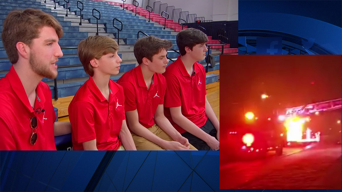 Richardson Teens Help Family Escape House Fire
