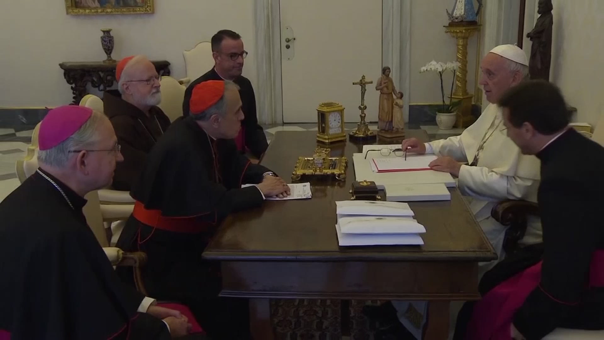 Pope Francis Meets With Clergymen to Discuss Scandal