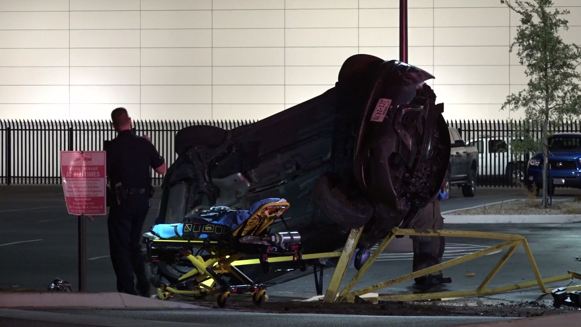 Woman Survives Violent Crash in Hurst
