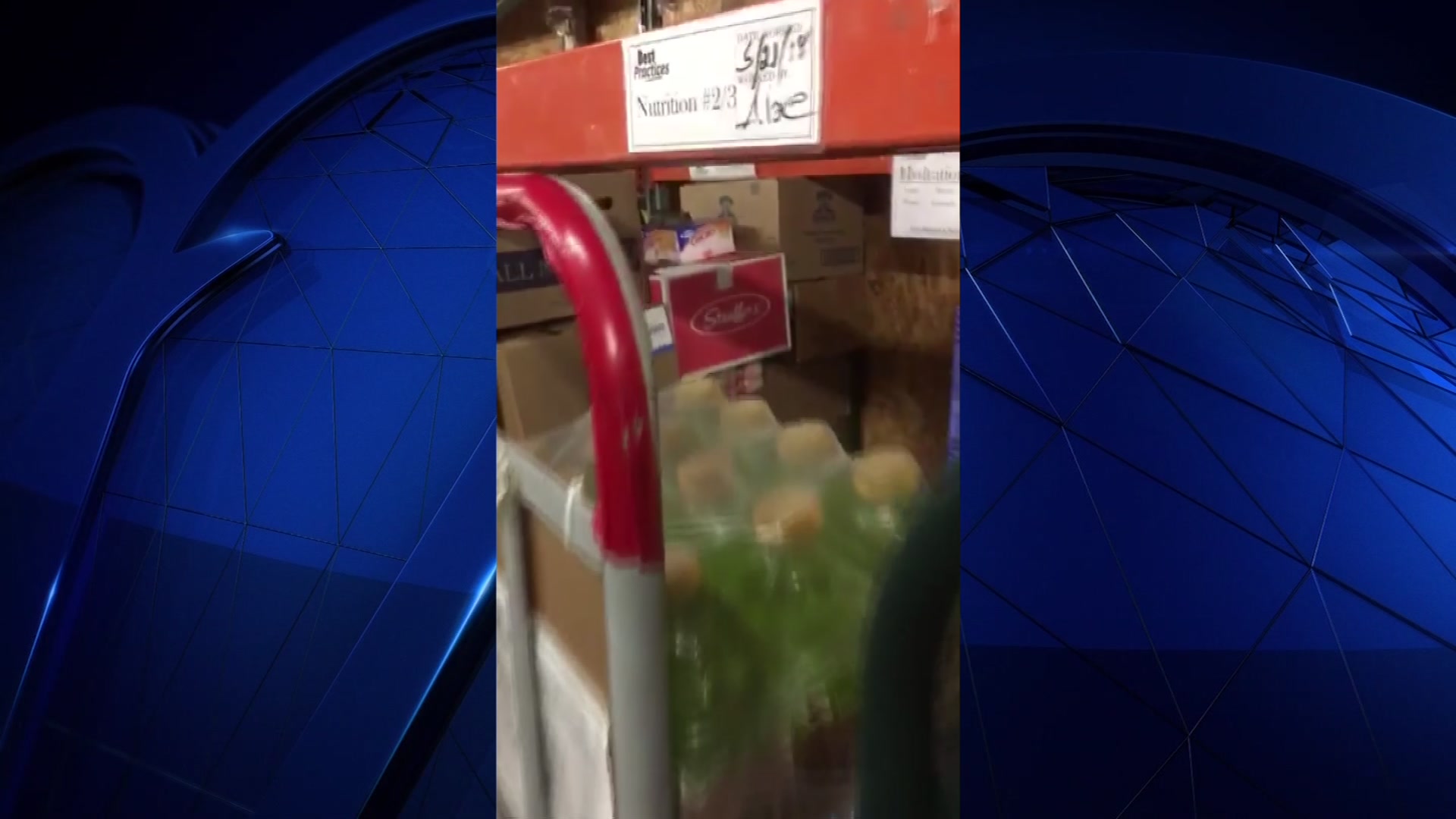 Raw: Rodent Caught on Camera at Denton Kroger, Vendor Says