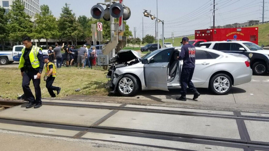 Some DART Trains Delayed After Crash With Car