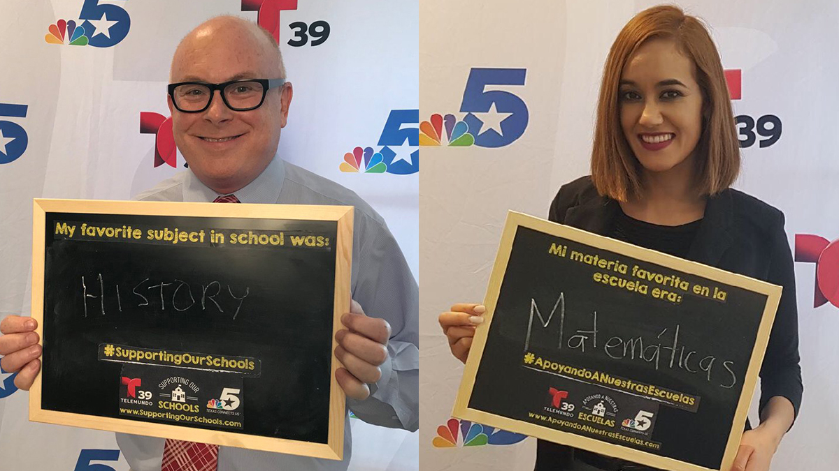 NBC 5 & Telemundo Staffers' Favorite School Subjects
