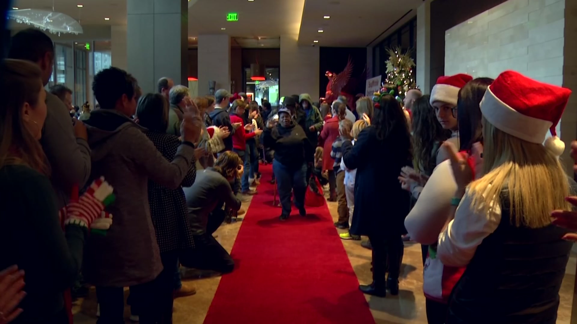 Downtown Dallas Hotel Hosts the Homeless for Christmas Eve