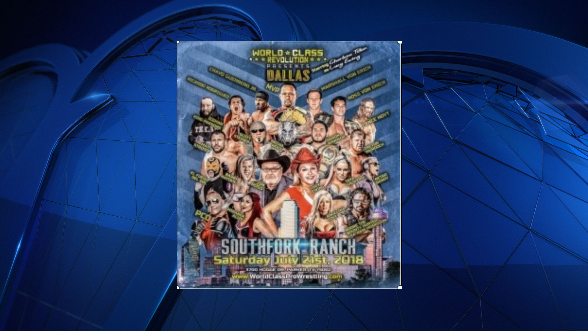 Iconic Southfork Ranch to Host 'Dallas' Wrestling Event