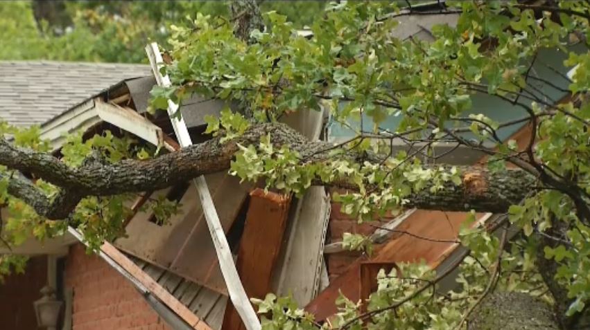 North Texas Homes Damaged by Storms
