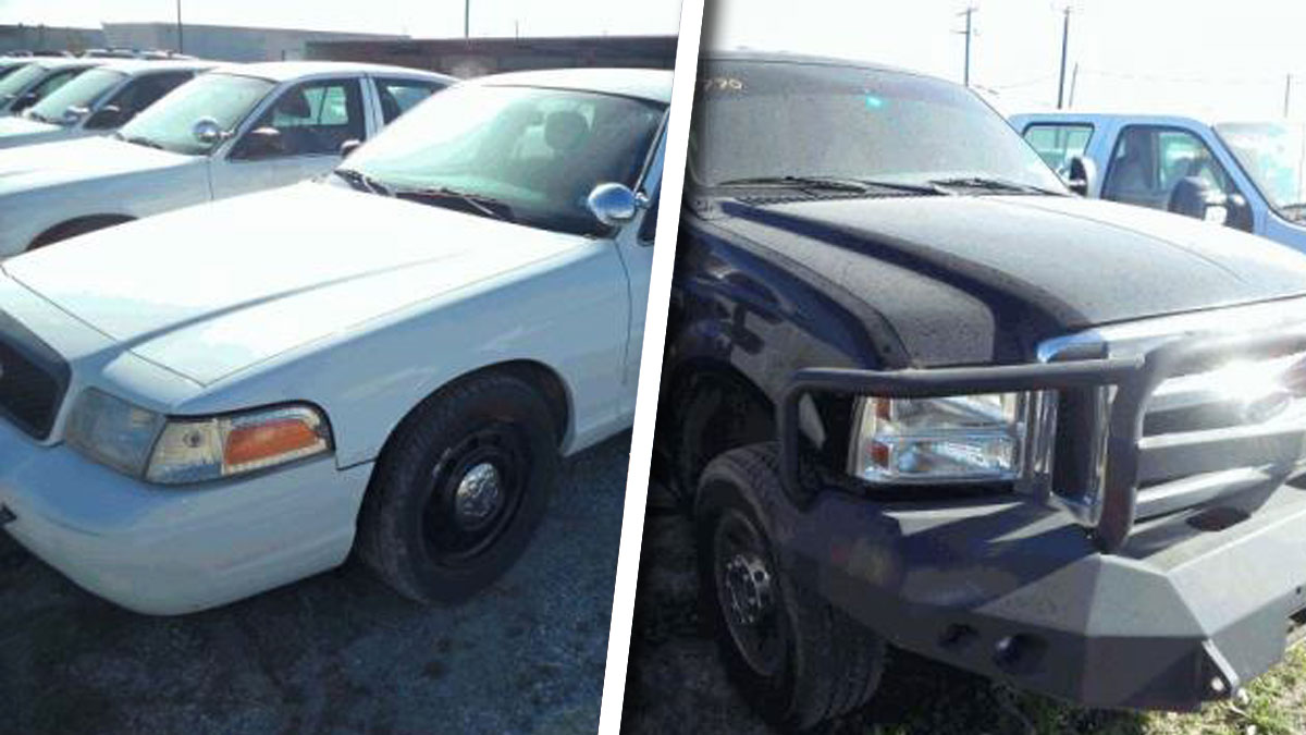 Tarrant County to Auction Vehicles, Seized Property