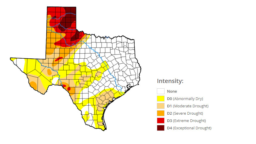 Exceptional Drought Continues in Panhandle