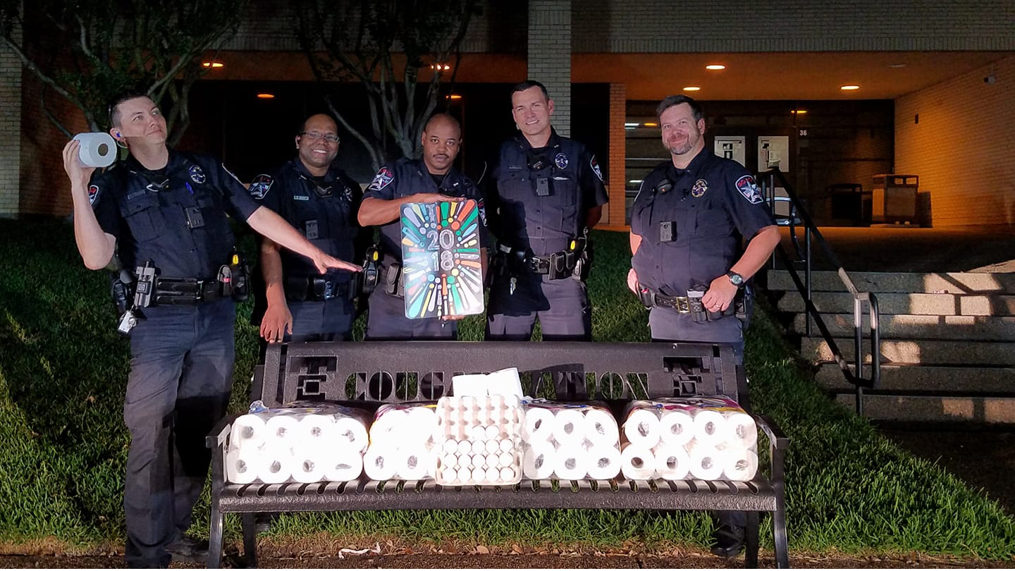 The Colony Police Get Toilet Paper, Eggs as Senior Prank