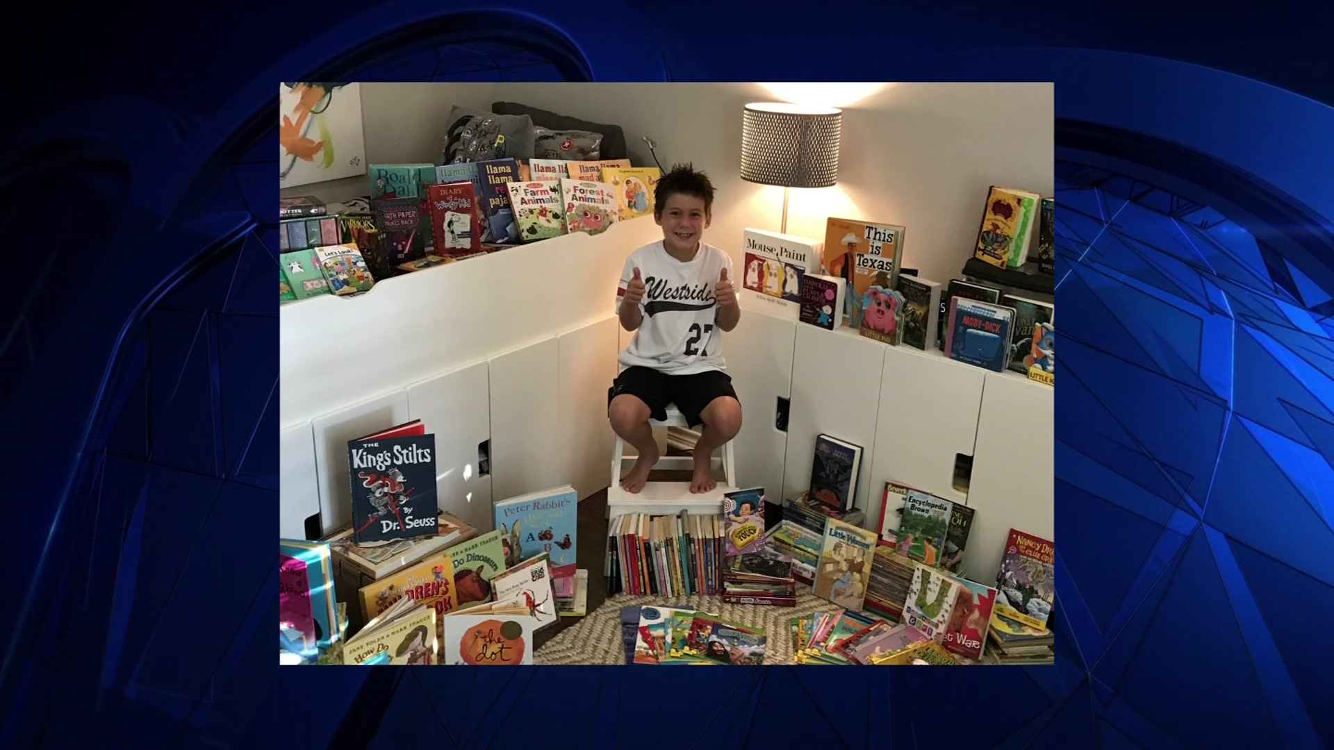 Something Good: Boy, 7, Starts Book Drive