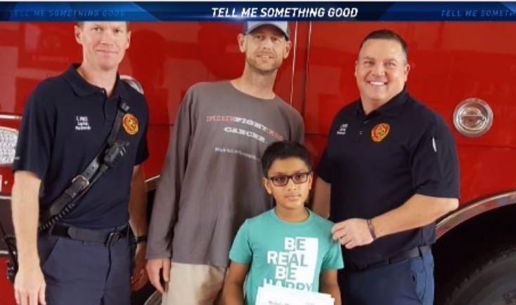 Boy, 9, Celebrates Birthday With Gift to Coppell Firefighter