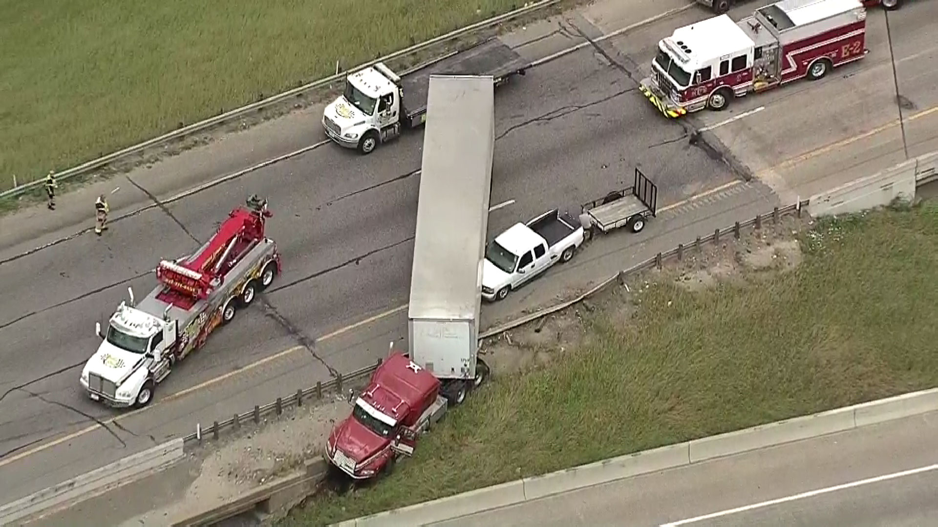 Crash Slows Traffic Along SB 635 in Balch Springs
