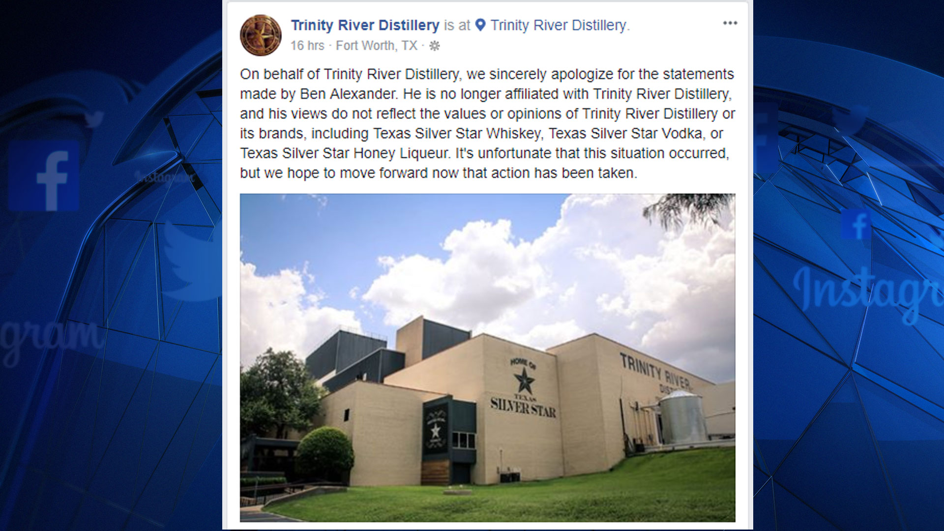 Fort Worth Distillery Cuts Ties With Co-Founder
