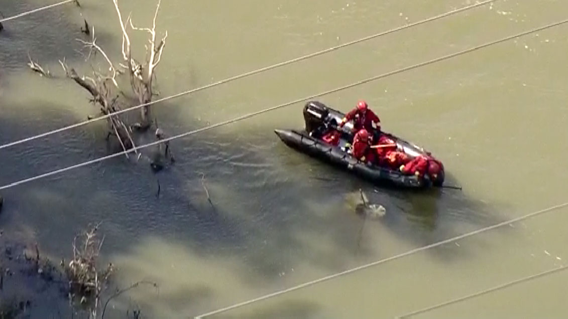Vehicle Spotted Submerged in Trinity River in Dallas