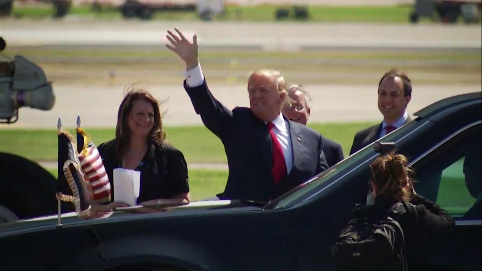 President Trump Arrives at Dallas Love Field