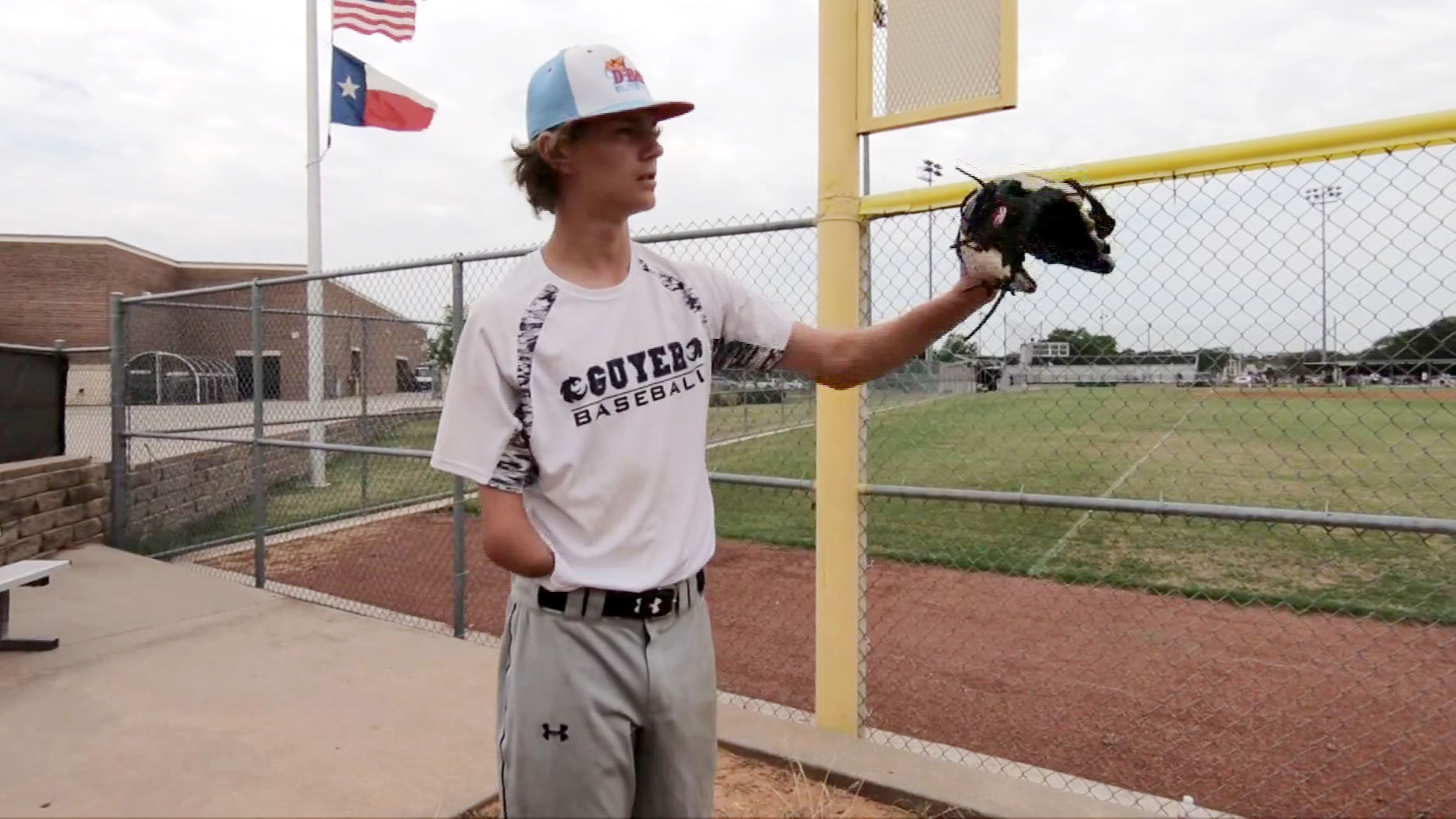 One-Handed Denton Athlete Accepts Baseball Scholarship