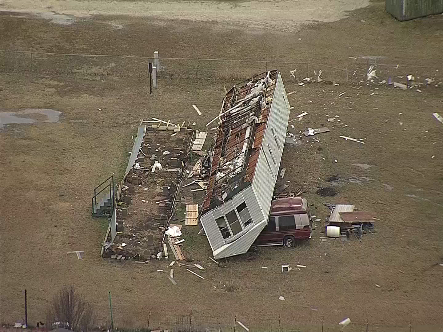 Storms Damage Homes in Dallas, Johnson Counties