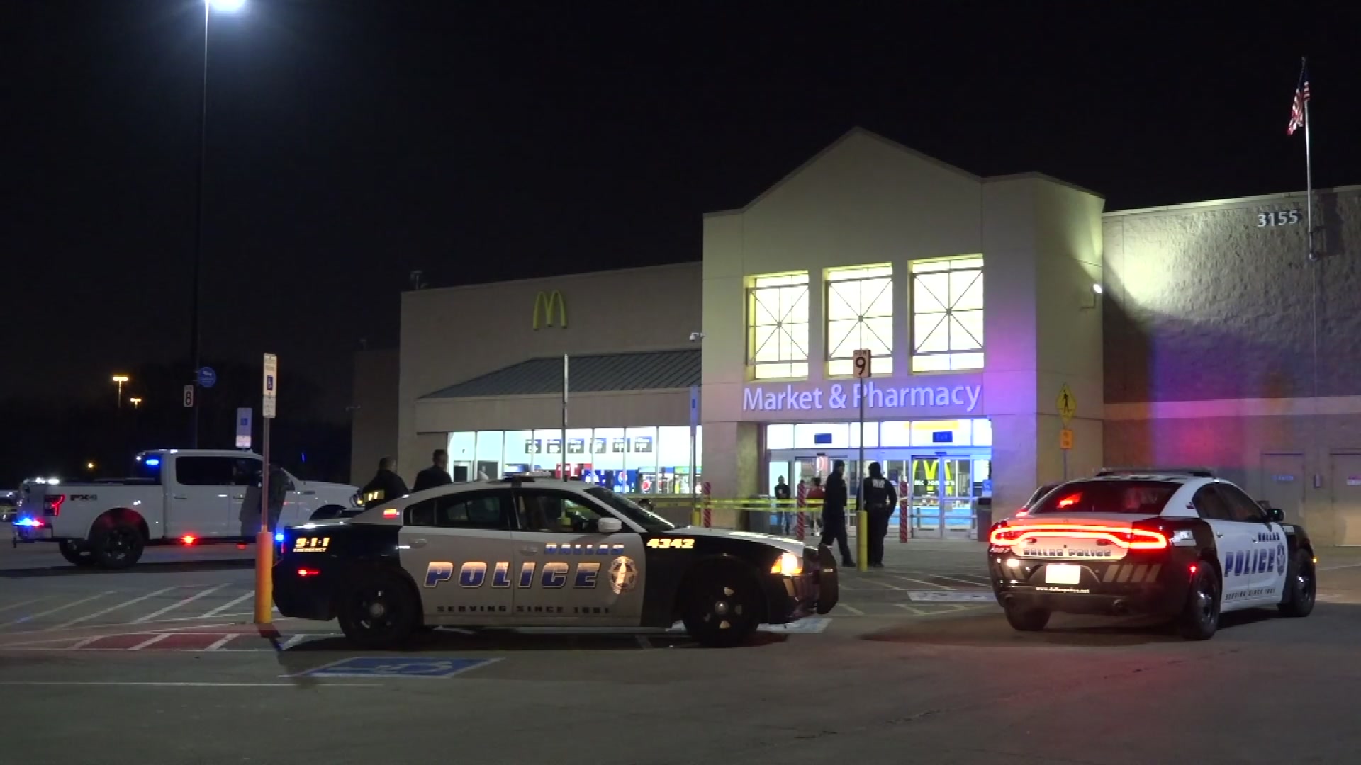 Off-Duty Officer Hit by Car Outside Dallas Walmart