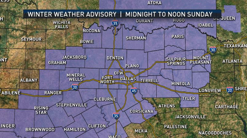 Live Radar: More Rain, Ice in DFW