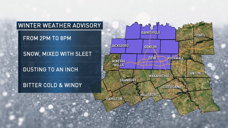 Winter Weather Advisory, Snow Possible Thursday