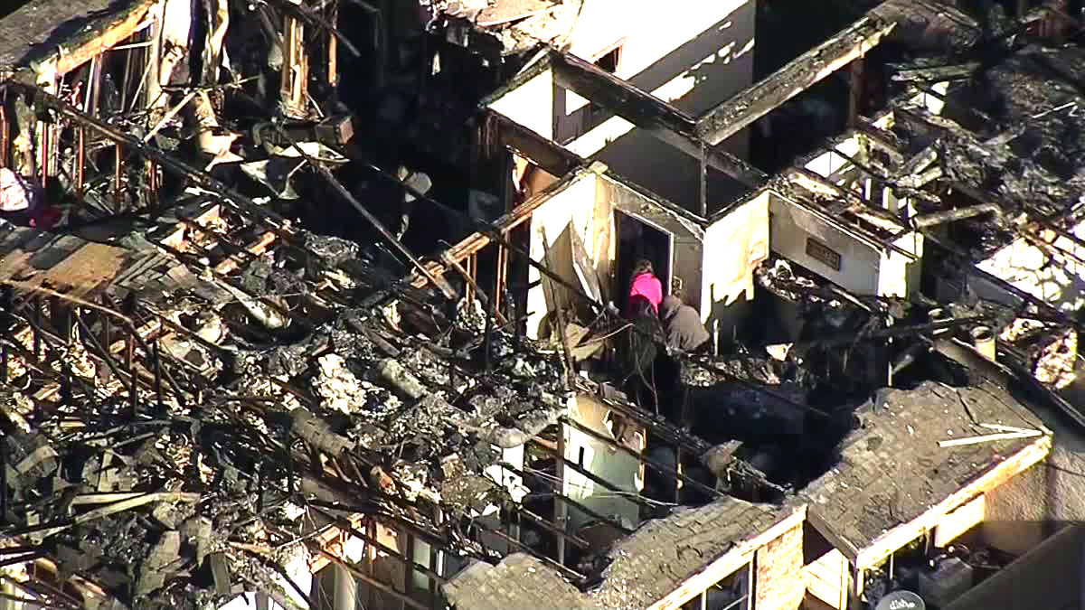 Fire Destroys Dallas Condo, 20 Lose Homes