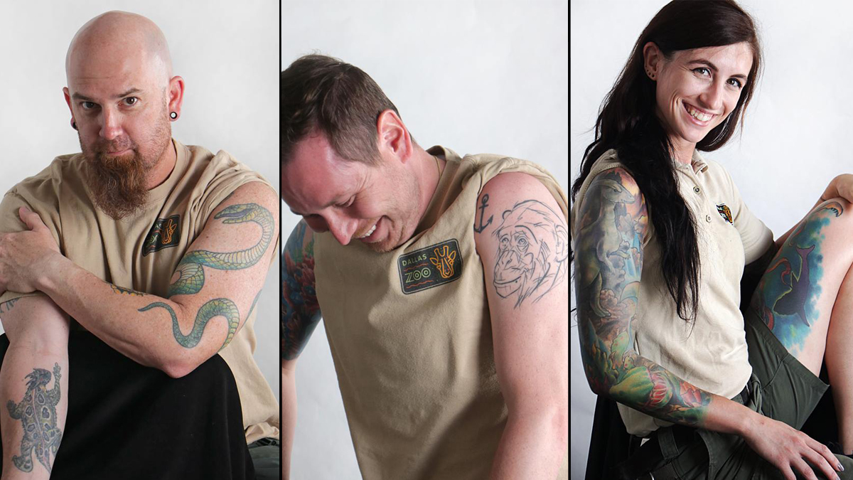 Dallas Zookeepers Reveal Animal Tattoos & Stories Behind The